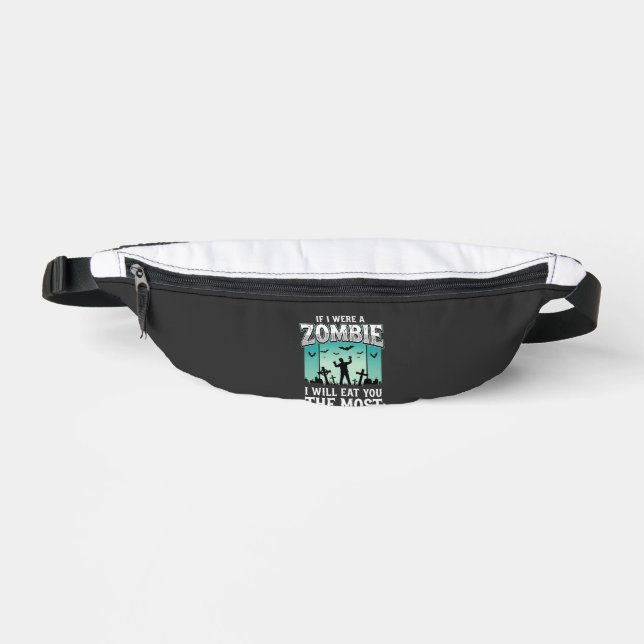 Zombie ich werde dich essen Halloween-Design_1 Bauchtasche (Vorderseite)
