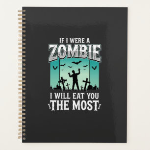 Zombie ich werde dich essen Halloween-Design_1 Planer