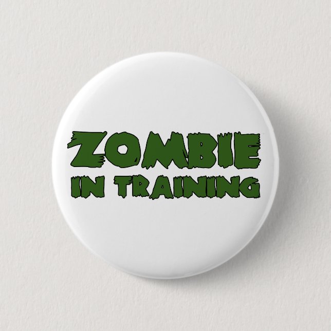 Zombie im Training Button (Vorderseite)