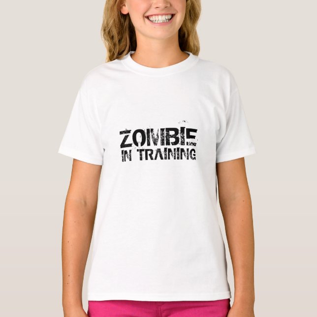 Zombie in Ausbildung T-Shirt (Vorderseite)