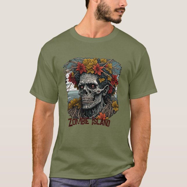 Zombie-Insel T-Shirt (Vorderseite)