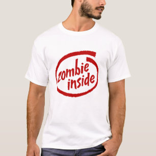 Zombie Inside Torn Bekleidung T-Shirt