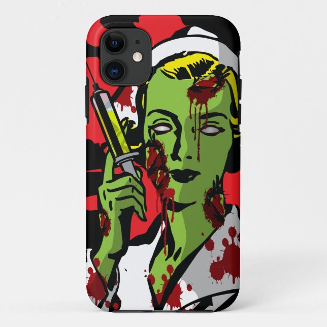 Zombie iPhone 5 Fall-Zombie-Krankenschwester Case-Mate iPhone Hülle (Rückseite)