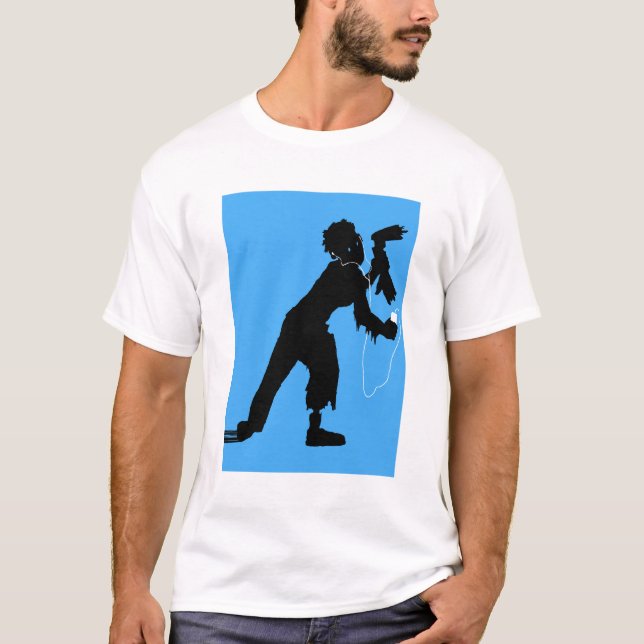 ZOMBIE-IPOD-Tänzer T-Shirt (Vorderseite)