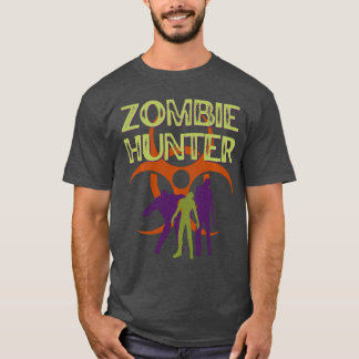 Zombie-Jäger Grusel-Horror-Halloween-Kostüm fam T-Shirt