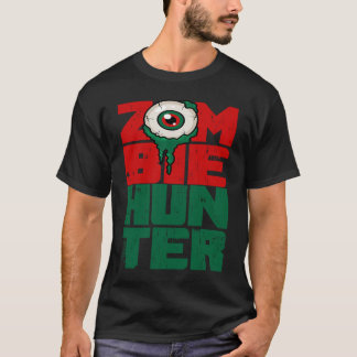 Zombie-Jäger Halloween Süß mit einem Auge Jagd T-Shirt