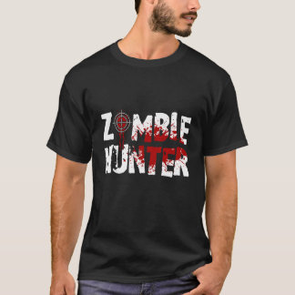 Zombie-Jäger Horror Halloween Untote Leiche Zombi T-Shirt