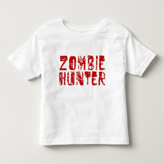 Zombie-Jäger Kleinkind T-shirt (Vorderseite)