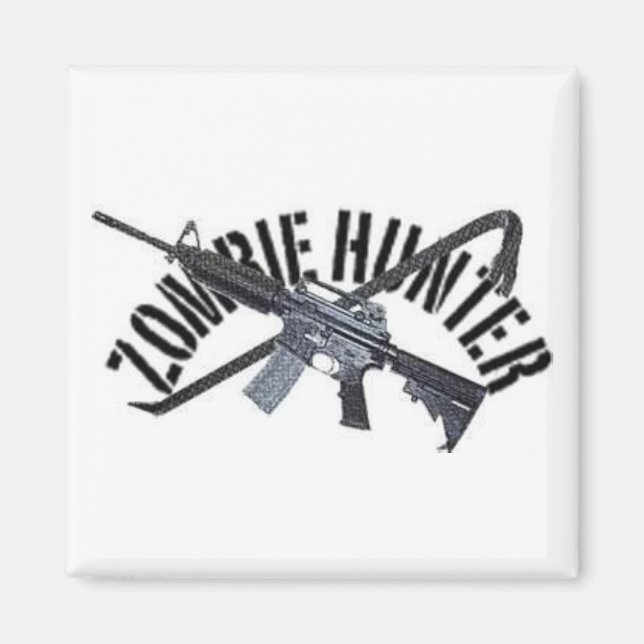 Zombie-Jäger Magnet (Vorne)