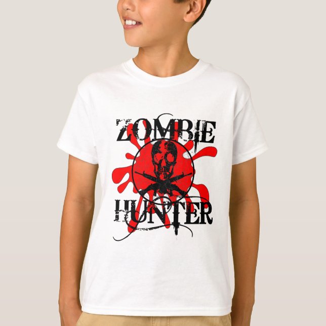 Zombie-Jäger T-Shirt (Vorderseite)