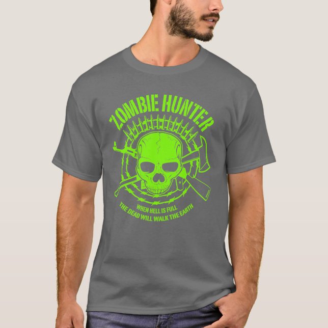 Zombie-Jäger-T - Shirt (Vorderseite)