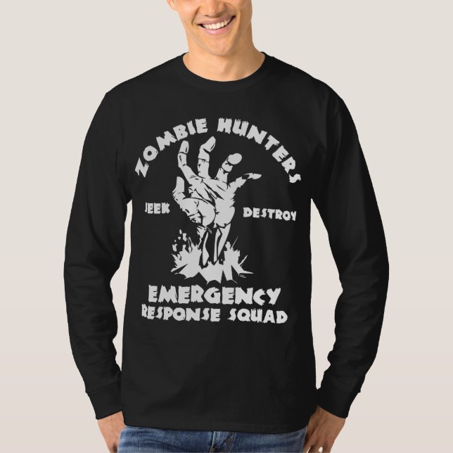 Zombie-Jäger T-Shirt (Vorderseite)