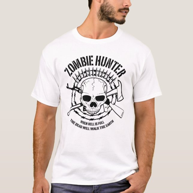 Zombie-Jäger-T - Shirt (Vorderseite)