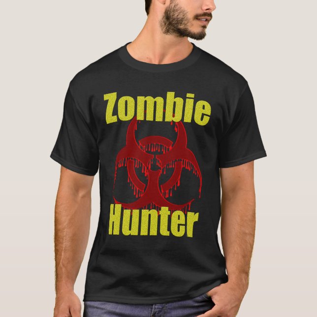 Zombie-Jäger T-Shirt (Vorderseite)