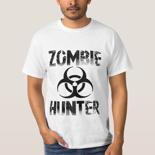 Zombie-Jäger T-Shirt (Vorderseite)