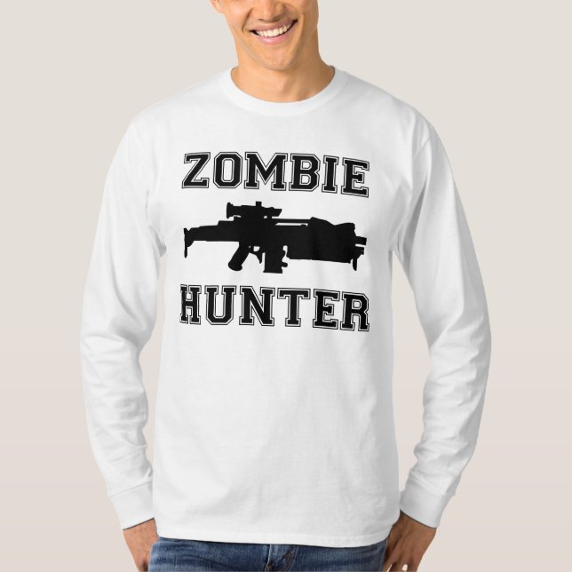 Zombie-Jäger-Ziel T-Shirt (Vorderseite)