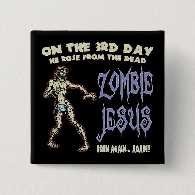 Zombie Jesus Button (Vorderseite)