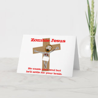 Zombie Jesus Karte