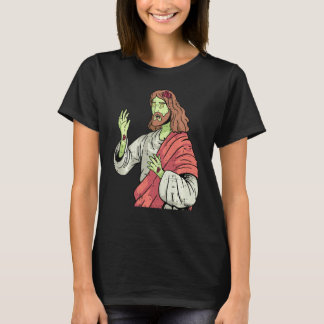 Zombie Jesus Lazy Halloween Kostüm Christlich T-Shirt