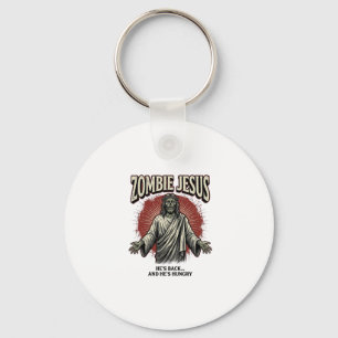 Zombie Jesus Vintage-Stichzeichnung Lustiges T-Shi Schlüsselanhänger