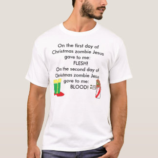 Zombie-Jesus-Weihnachten T-Shirt