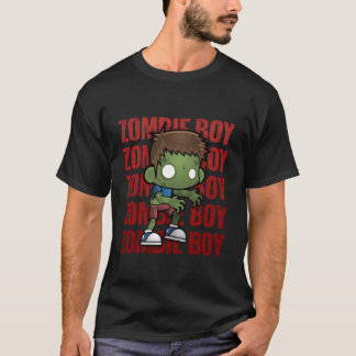 Zombie-Junge Süß Niedlich Kawaii Halloween Zombies T-Shirt