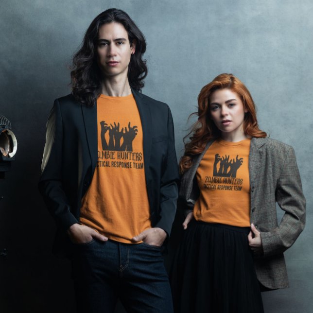 Zombie Junters taktisches Team Halloween T-Shirt (Von Creator hochgeladen)