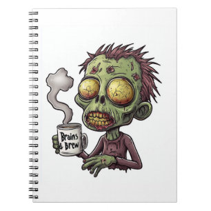 Zombie-Kaffeepause Notizblock