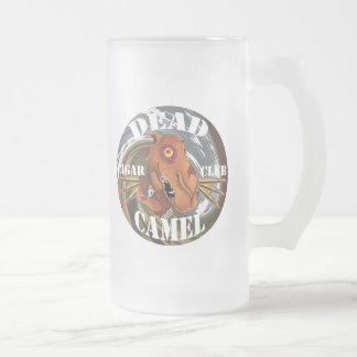 Zombie-Kamel-mattierte Bier-Tasse Mattglas Bierglas