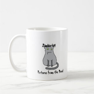 Zombie-Katzen-Grau Tasse