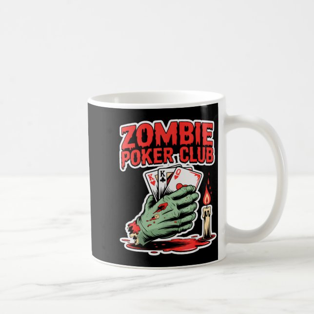 Zombie Ker Club Halloween  Kaffeetasse (Rechts)