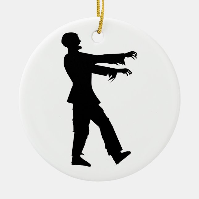 Zombie Keramik Ornament (Vorne)