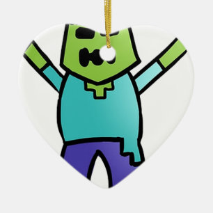 Zombie Keramikornament