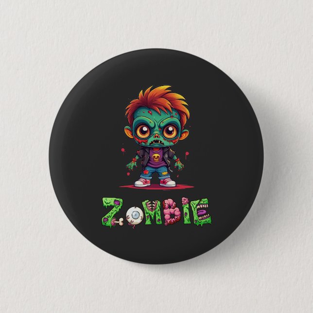 Zombie Kid - Ash Button (Vorderseite)