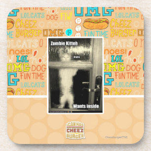 Zombie Kitteh Getränkeuntersetzer