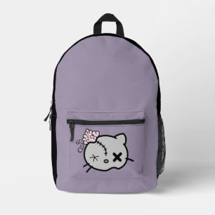 Zombie Kitty Bedruckter Rucksack