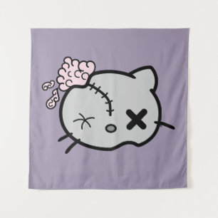Zombie Kitty Wandteppich