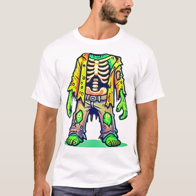 Zombie-Körper T-Shirt (Vorderseite)