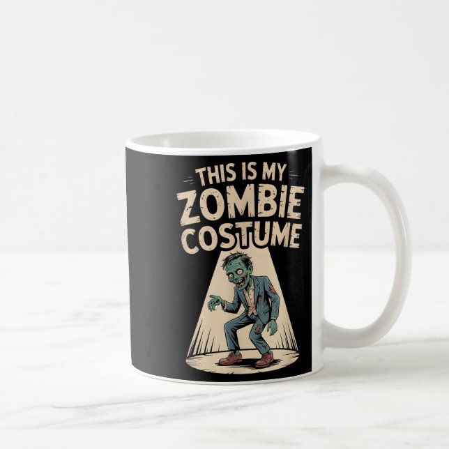 Zombie-Kostüm  Kaffeetasse (Rechts)