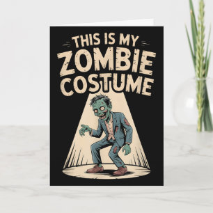 Zombie-Kostüm Karte