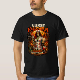 Zombie-Krankenschwester Halloween Ihr schlimmster T-Shirt