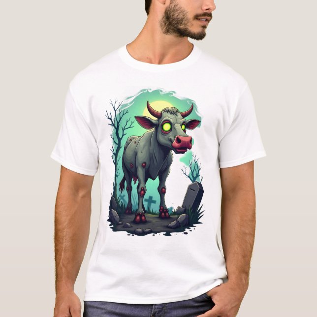 Zombie-Kuh-Apokalypse T-Shirt (Vorderseite)