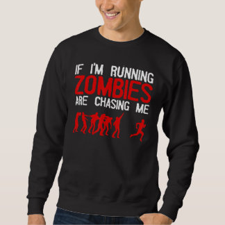 Zombie-Lauf für Männer Frauen Halloween-Lauf Sweatshirt