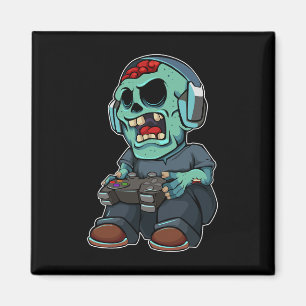 Zombie Lazy Halloween Kostüm Funny Gaming Video-g Magnet