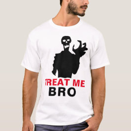 Zombie Leckerei Me Bro Halloween Funny anpassbar T-Shirt