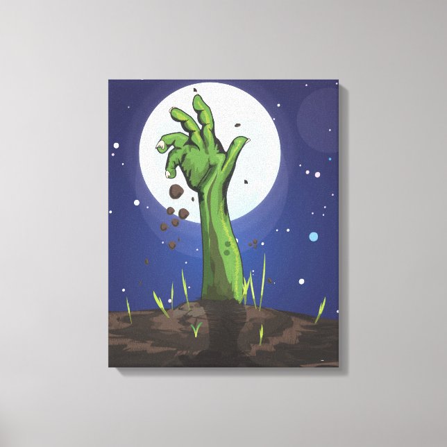Zombie Leinwanddruck (Vorderseite)