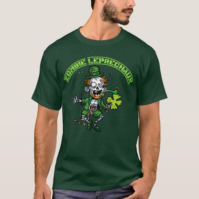 Zombie Leprechaun T-Shirt (Vorderseite)