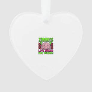 Zombie Liebe Gehirne Keine Drama Vintage Horror De Ornament