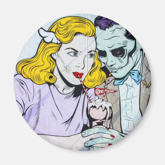 Zombie-Liebe Magnet (Vorne)