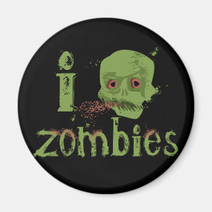 Zombie-Liebe Magnet